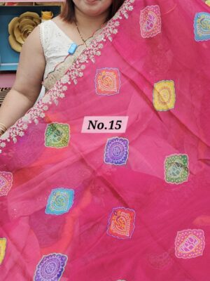 SALE 22ND JULY - MOSS CHIFFON SAREE (NO.15)