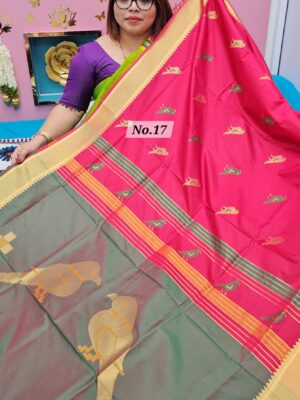 SALE 17TH AUG – KALAKHETRA INDINA SILK SAREE (NO.17)