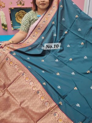 SALE 16TH AUG – KATAN PREMIUM SOFT SILK SAREE (NO.10)