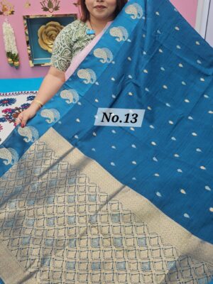 SALE 16TH AUG – TUSSAR PREMIUM SOFT SILK SAREE (NO.13)