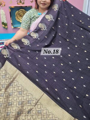SALE 16TH AUG – TUSSAR PREMIUM SOFT SILK SAREE (NO.18)