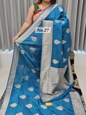 SALE 1ST AUG - TUSSAR KHADDI INDIAN SILK SAREE (NO.27)