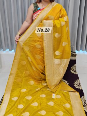 SALE 1ST AUG - TUSSAR KHADDI INDIAN SILK SAREE (NO.28)