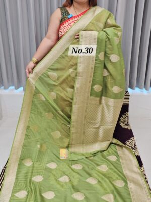 SALE 1ST AUG - TUSSAR KHADDI INDIAN SILK SAREE (NO.30)