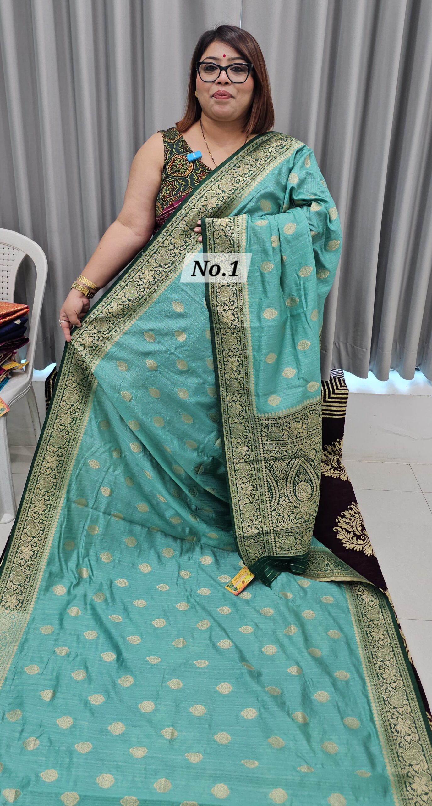 SALE 1ST AUG - SOFT MATKA TUSSAR SILK SAREE (NO.1)