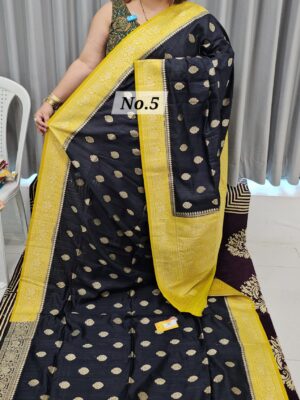 SALE 1ST AUG - SOFT MATKA TUSSAR SILK SAREE (NO.5)