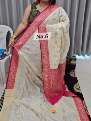 SALE 1ST AUG - SOFT MATKA TUSSAR SILK SAREE (NO.6)