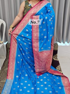SALE 1ST AUG - SOFT MATKA TUSSAR SILK SAREE (NO.7)