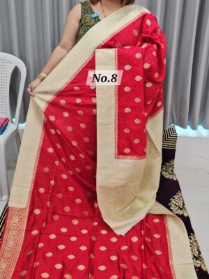 SALE 1ST AUG - SOFT MATKA TUSSAR SILK SAREE (NO.8)