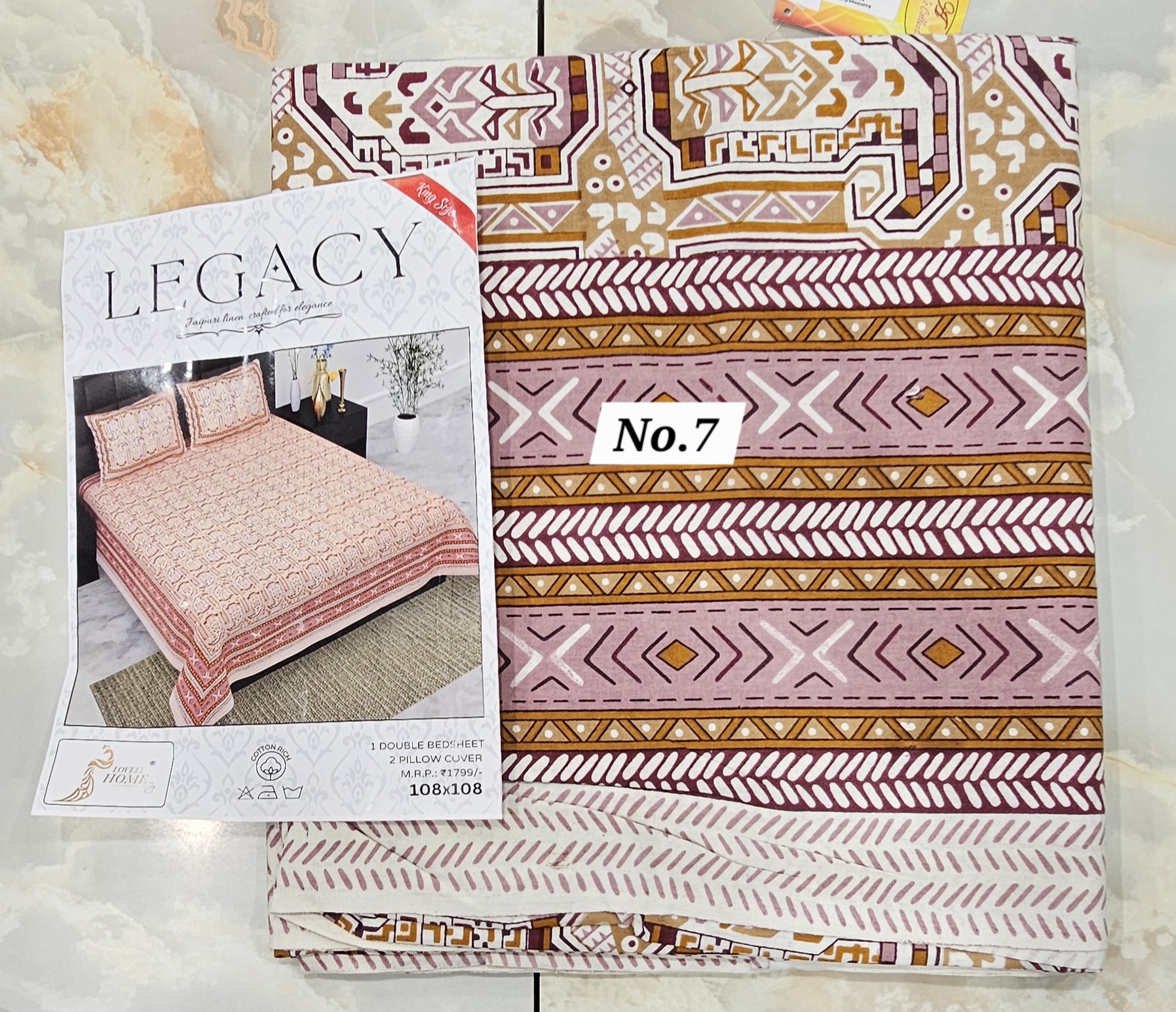 SALE 5TH AUG - COTTON BEDSHEET (NO.7)