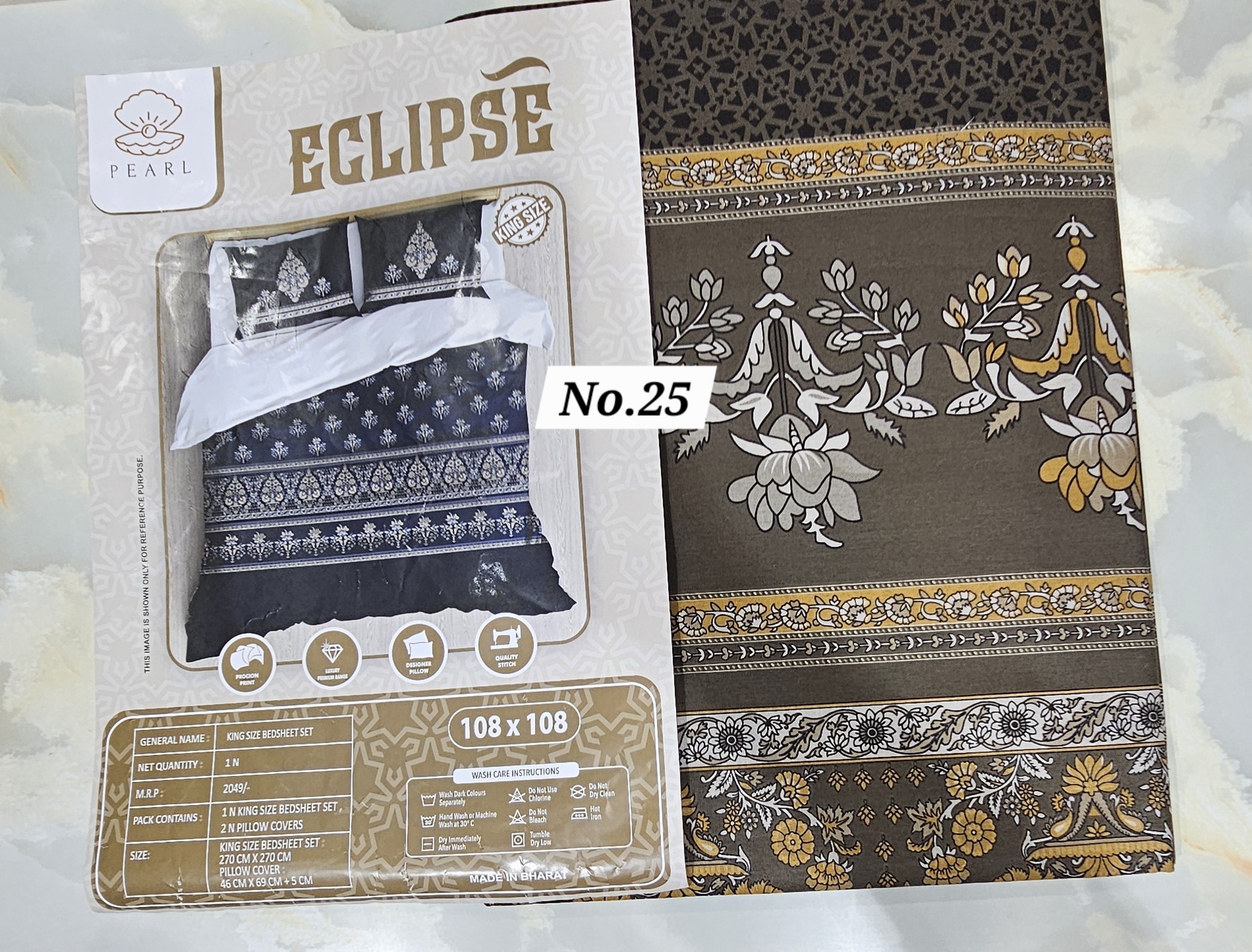 SALE 5TH AUG - COTTON BEDSHEET (NO.25)