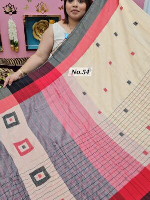 SALE 2ND AUG - PURE BENGAL HANDLOOM SAREE (NO.54)