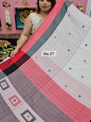 SALE 2ND AUG - PURE BENGAL HANDLOOM SAREE (NO.57)