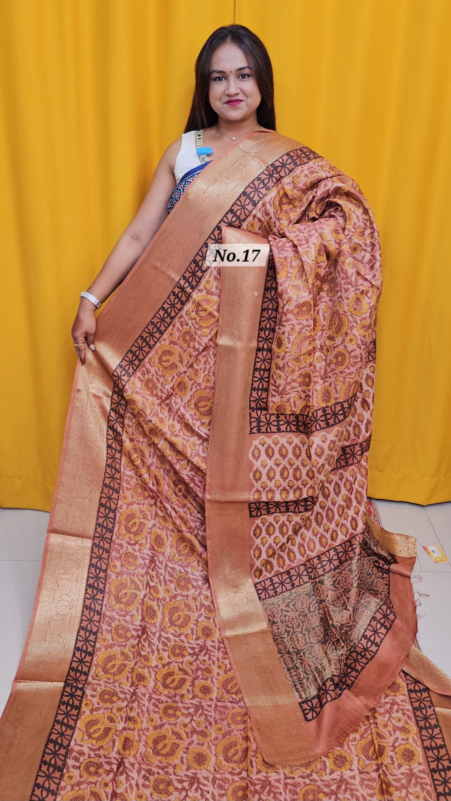SALE 3RD AUG - RUSSIAN MODAL SILK SAREE (NO.17)