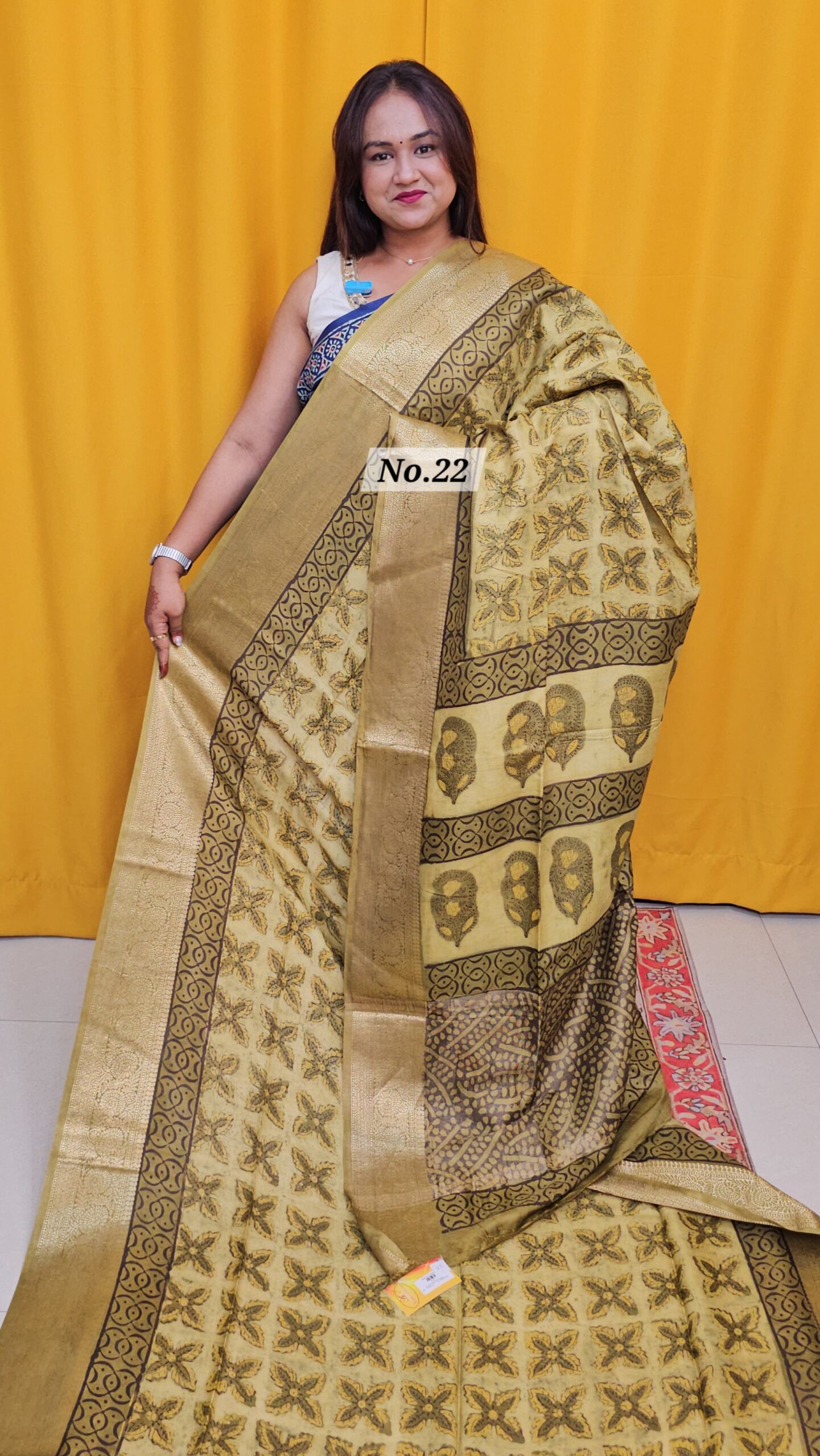 SALE 5TH AUG - RUSSIAN MODAL SILK SAREE (NO.22)