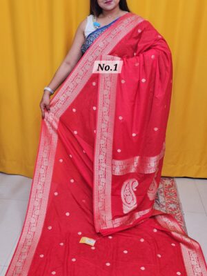 SALE 4TH AUG - CREPE SILK DESIGNER SAREE (NO.1)