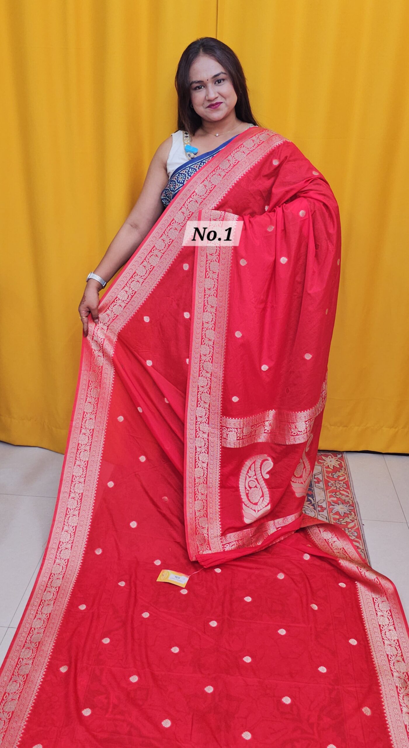 SALE 4TH AUG - CREPE SILK DESIGNER SAREE (NO.1)