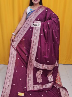 SALE 4TH AUG - CREPE SILK DESIGNER SAREE (NO.2)