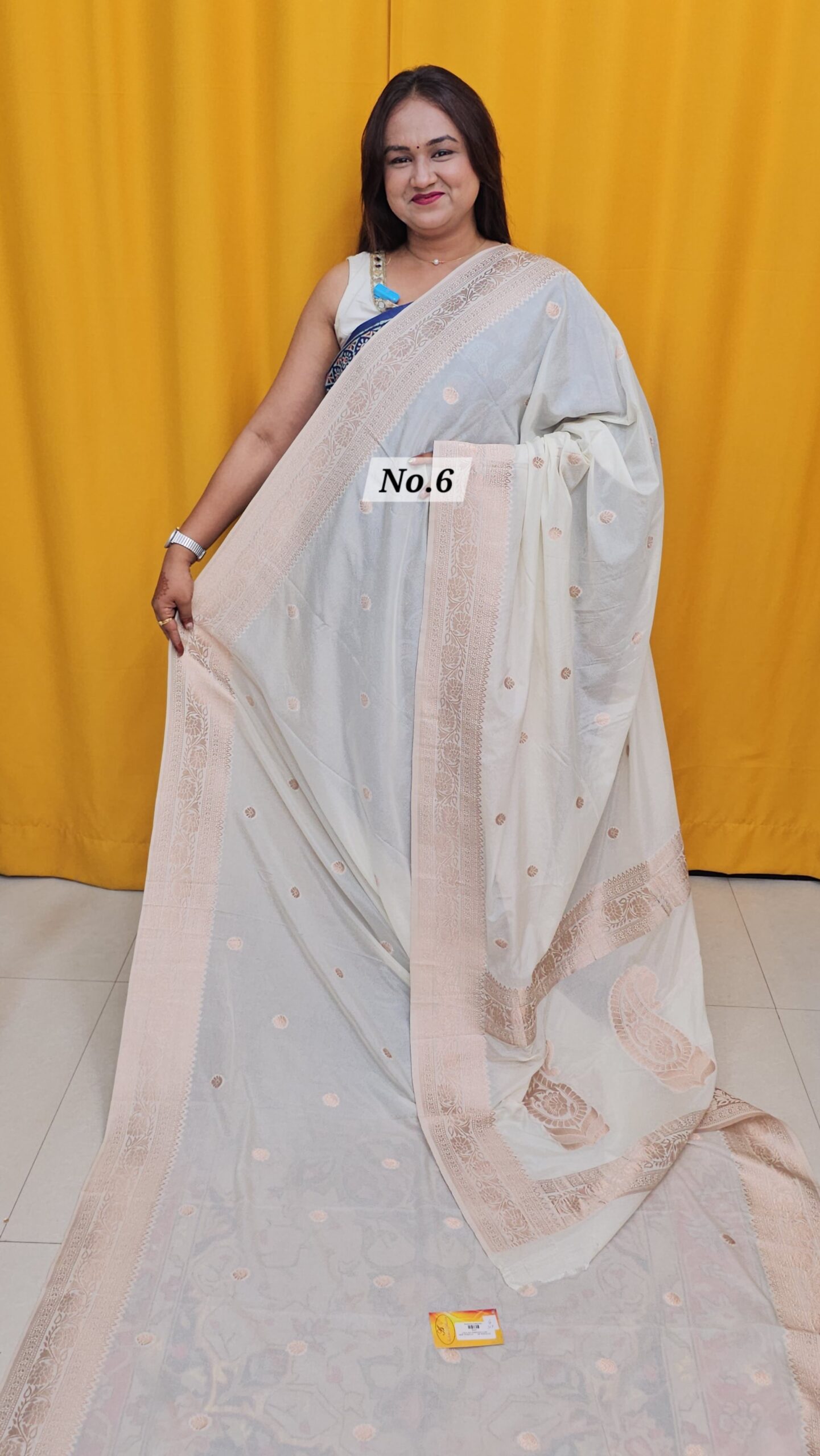 SALE 4TH AUG - CREPE SILK DESIGNER SAREE (NO.6)