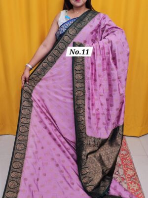 SALE 5TH AUG - GEORGETT SILK KHADDI SAREE (NO.11)