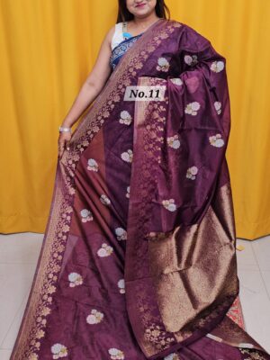 SALE 5TH AUG - SUPER NET KOTA INDIAN SILK SAREE (NO.11)