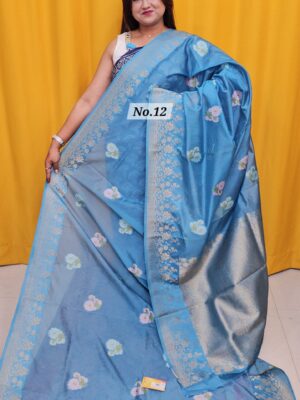 SALE 5TH AUG - SUPER NET KOTA INDIAN SILK SAREE (NO.12)
