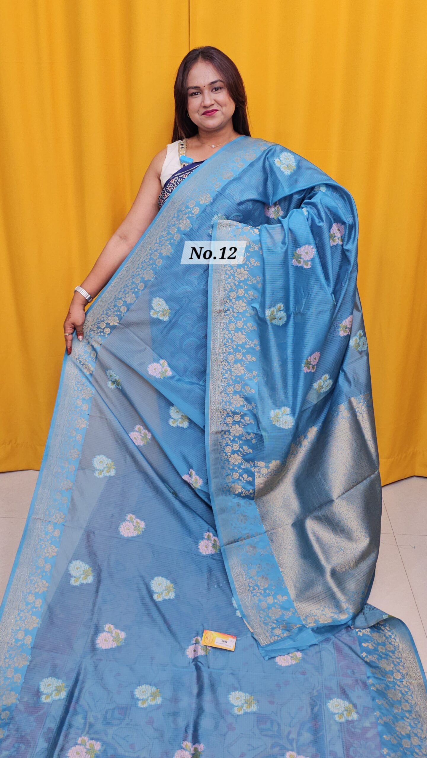 SALE 5TH AUG - SUPER NET KOTA INDIAN SILK SAREE (NO.12)