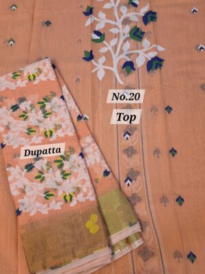 SALE 30TH AUG – JAMDANI DRESS MATERIAL (NO.20)