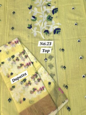 SALE 30TH AUG – JAMDANI DRESS MATERIAL (NO.23)