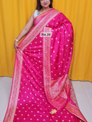 SALE 23RD AUG – GEORGETTE SILK KHADDI SAREE (NO.16)