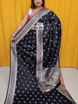 SALE 23RD AUG – GEORGETTE SILK KHADDI SAREE (NO.18)