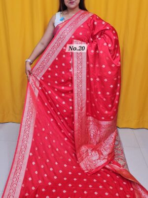 SALE 23RD AUG – GEORGETTE SILK KHADDI SAREE (NO.20)