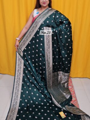 SALE 23RD AUG – GEORGETTE SILK KHADDI SAREE (NO.21)
