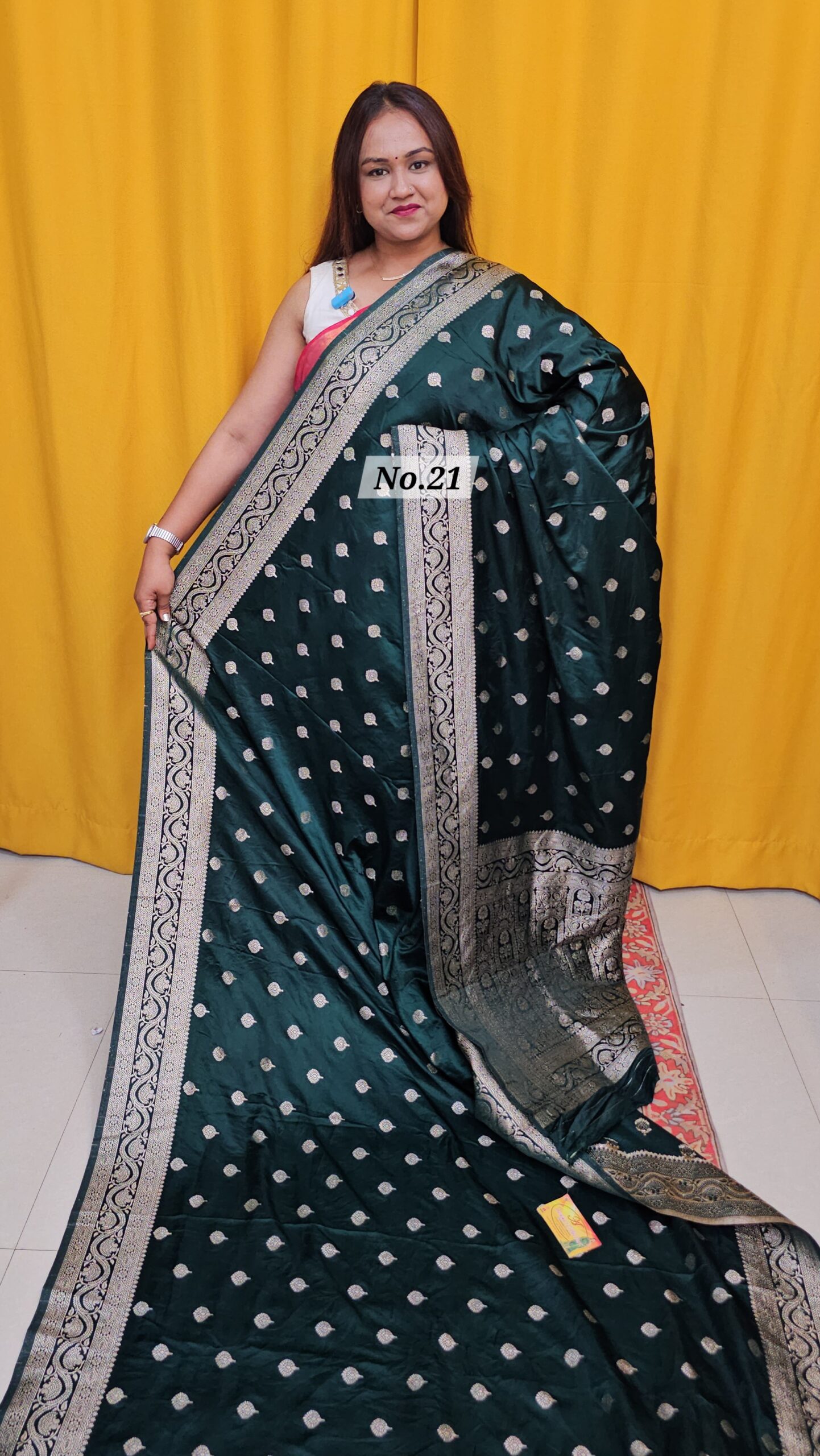 SALE 23RD AUG – GEORGETTE SILK KHADDI SAREE (NO.21)