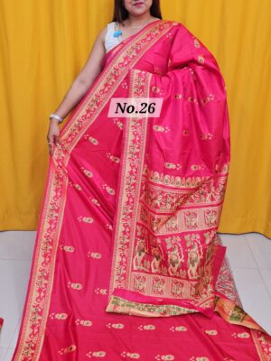 {K2K} - BALUCHURI INDIAN SILK SAREE (NO.26)