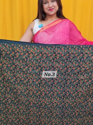 {K2K} - 5MTR AJRAKH COTTON FABRIC (NO.3)