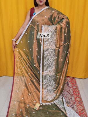 SALE 10TH AUG – PURE BENGAL HANDLOOM SAREE (NO.3)