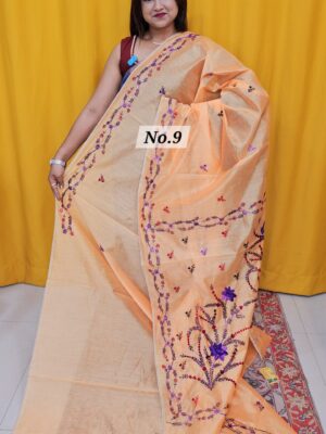SALE 10TH AUG – PURE BENGAL KATHA HANDLOOM SAREE (NO.9)