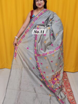 SALE 10TH AUG – PURE BENGAL KATHA HANDLOOM SAREE (NO.11)