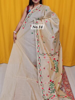 SALE 10TH AUG – PURE BENGAL KATHA HANDLOOM SAREE (NO.14)