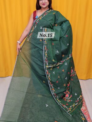 SALE 10TH AUG – PURE BENGAL KATHA HANDLOOM SAREE (NO.15)