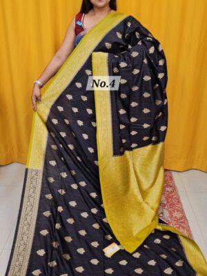 SALE 9TH AUG – SOFT MATKA TUSSAR SILK SAREE (NO.4)