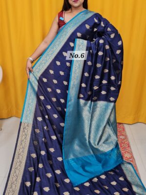 SALE 9TH AUG – SOFT MATKA TUSSAR SILK SAREE (NO.6)