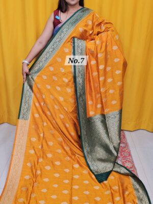 SALE 9TH AUG – SOFT MATKA TUSSAR SILK SAREE (NO.7)