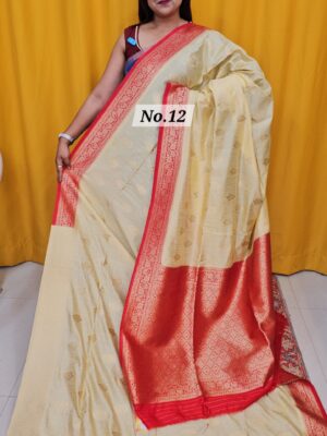 SALE 9TH AUG – SOFT MATKA TUSSAR SILK SAREE (NO.12)