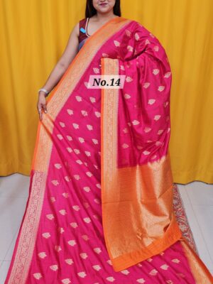 SALE 9TH AUG – SOFT MATKA TUSSAR SILK SAREE (NO.14)