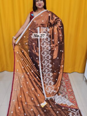 SALE 9TH AUG – HANDLOOM TISSUE SAREE (NO.27)