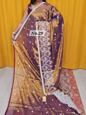 SALE 9TH AUG – HANDLOOM TISSUE SAREE (NO.29)