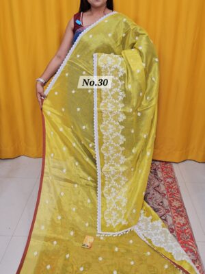 SALE 9TH AUG – HANDLOOM TISSUE SAREE (NO.30)