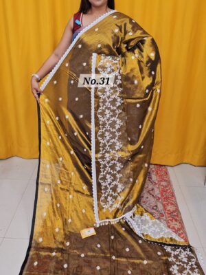 SALE 9TH AUG – HANDLOOM TISSUE SAREE (NO.31)